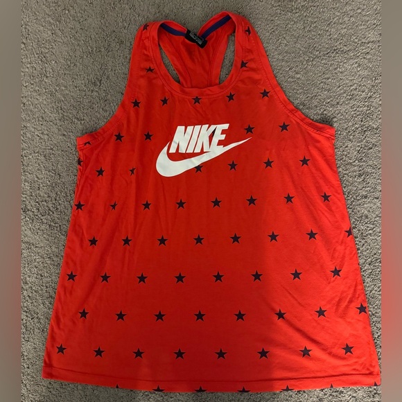 Nike Tops - Women’s Nike Americana USA Red Racerback Tank Size Large